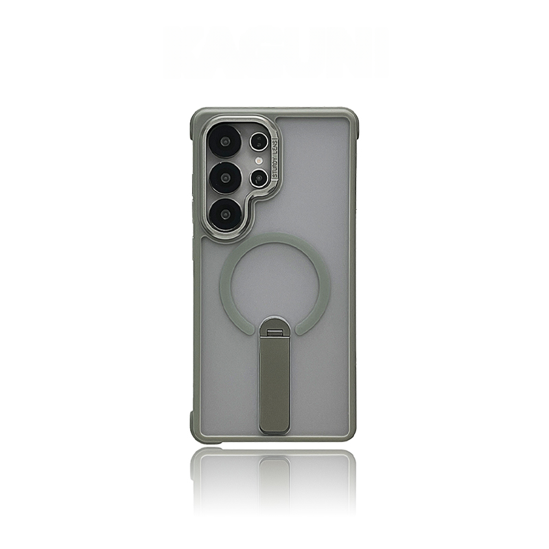 360° Magnetic Matte Kickstand Case for Samsung S25 Ultra