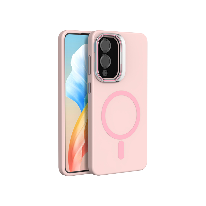 Liquid Silicone Magnetic Kickstand Case For Samsung S25 / S25 Edge