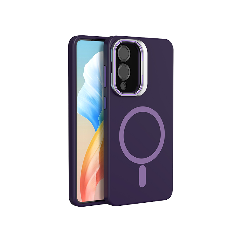 Liquid Silicone Magnetic Kickstand Case For Samsung S25 / S25 Edge