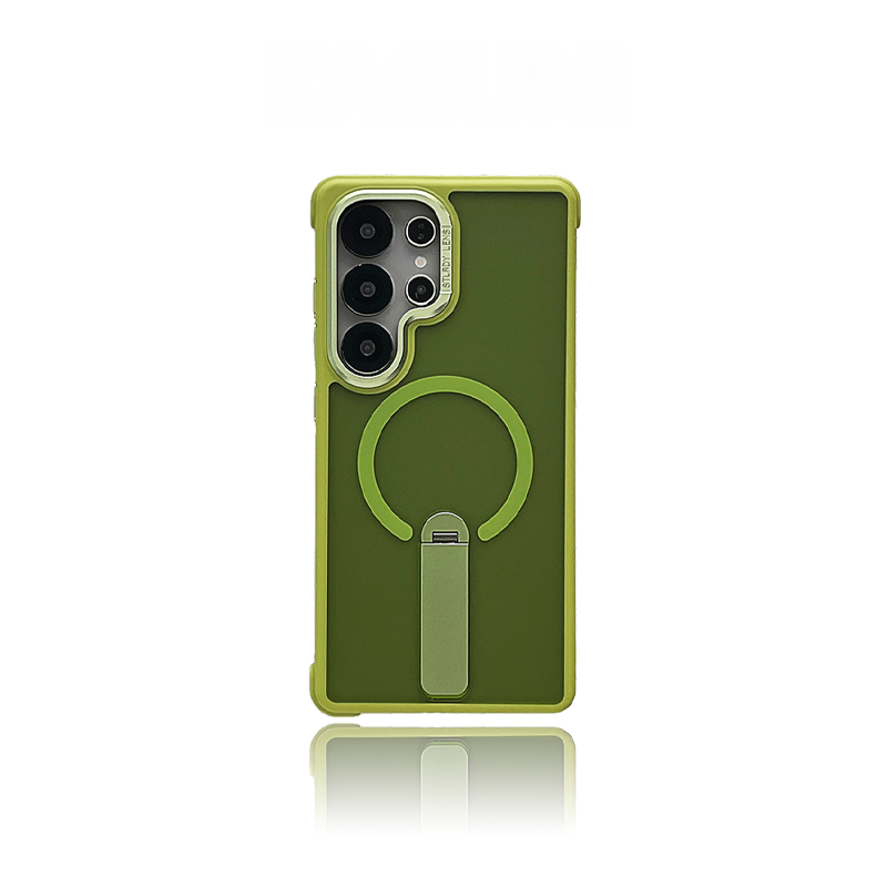 360° Magnetic Matte Kickstand Case for Samsung S25 Ultra