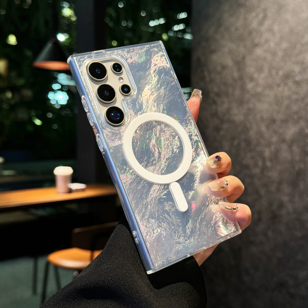 Glacier Shine Magnetic Case for Samsung S25 Edge