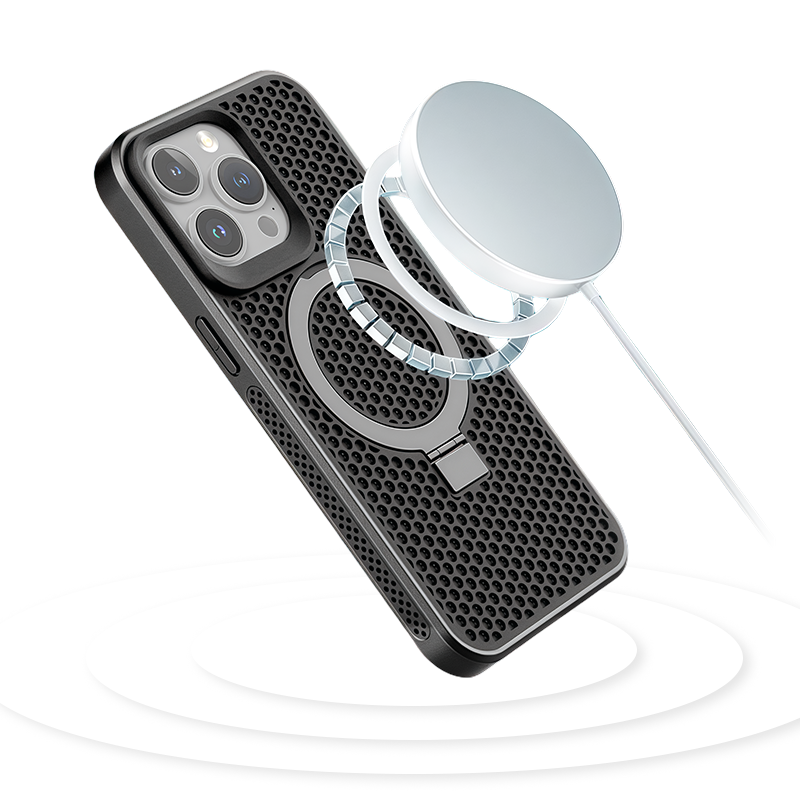 AeroGuard  Magnetic Holder Case For iPhone 16 Pro Max