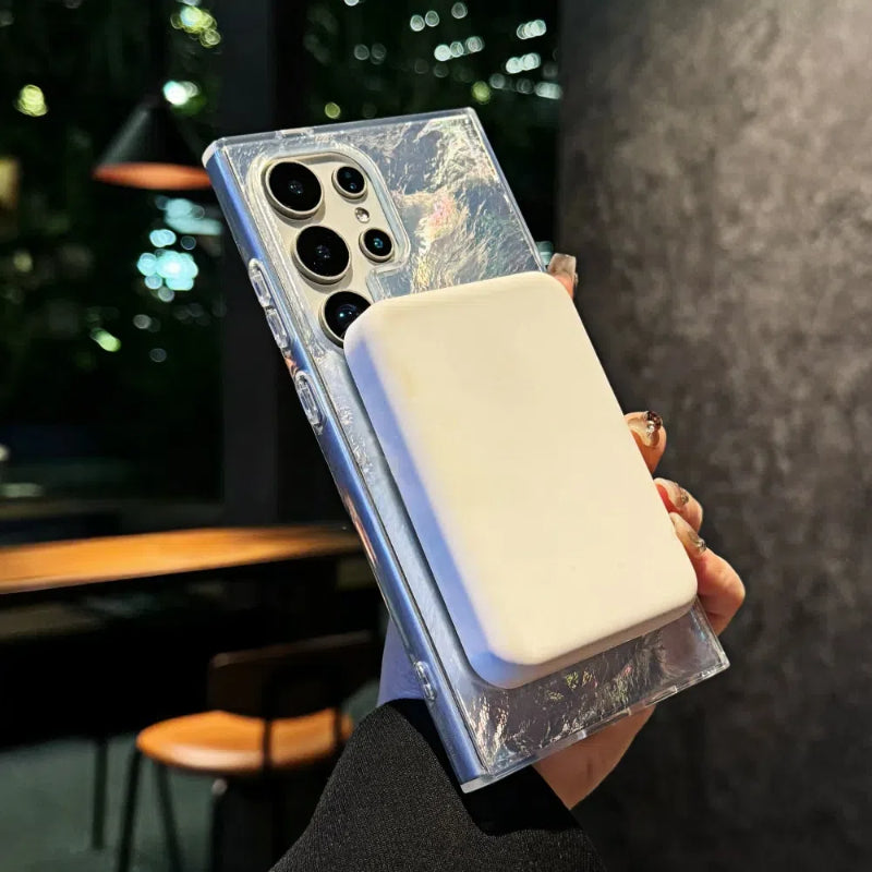 Glacier Shine Magnetic Case for Samsung S25 Edge