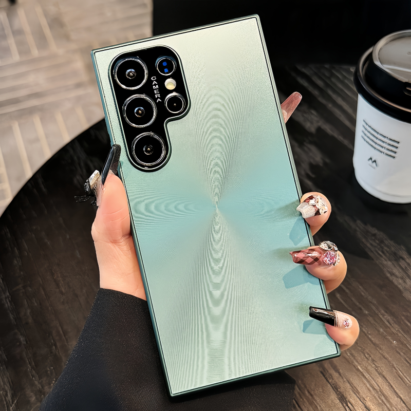Aurora CD Laser Pattern, Minimalist Samsung Case