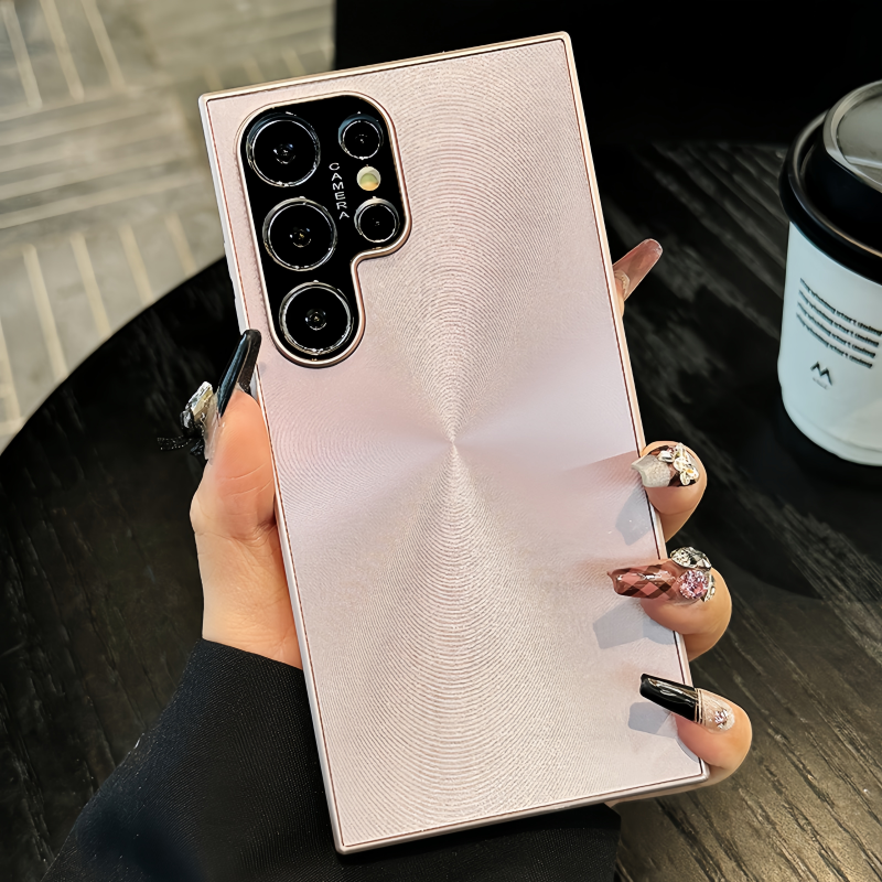 Aurora CD Laser Pattern, Minimalist Samsung Case