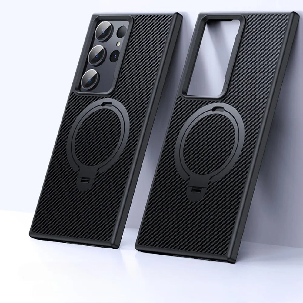 360° Magnetic Ring Stand Case for Samsung Galaxy S25 Ultra